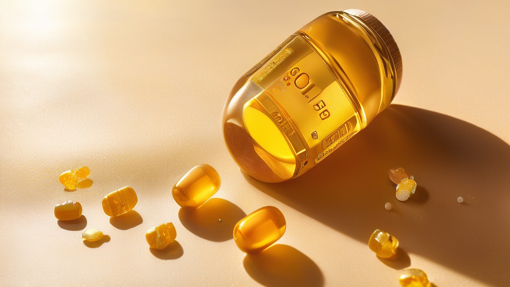 Vitamin D3 softgel capsules and sunlight