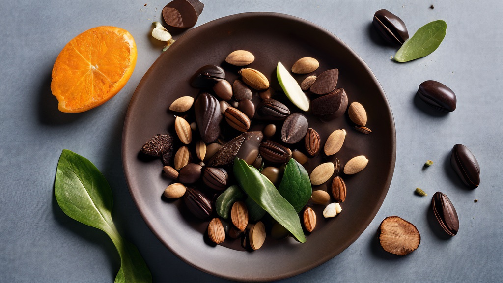 Magnesium-rich foods: dark chocolate, almonds, pumpkin seeds, spinach