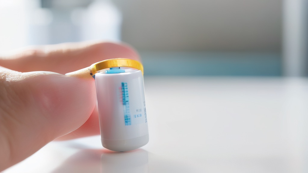 A single oral medication pill with a glass of water