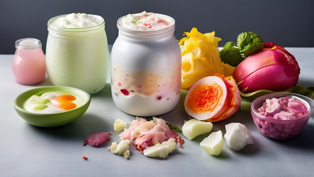 Probiotic and fermented foods: yogurt, kimchi, sauerkraut, kefir